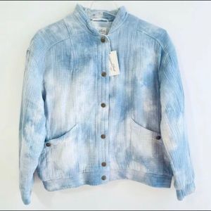 Universal Thread blue tie dye cloud jacket